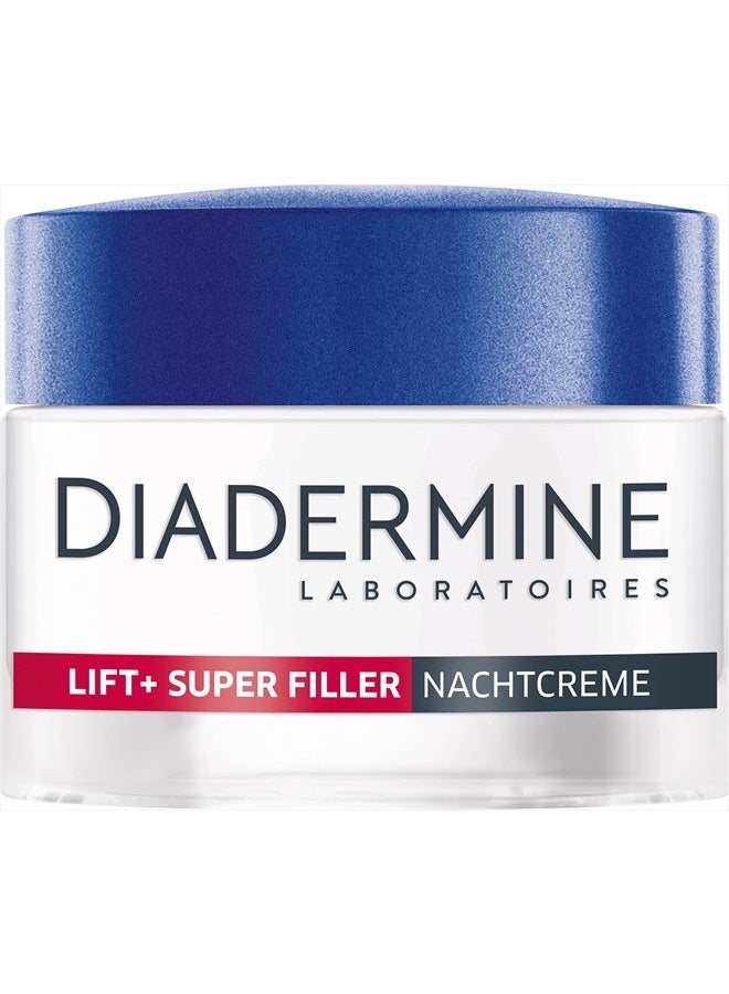 diadermine كريم الليل المضاد للشيخوخة ليفت + سوبر فيلر هيالورون - 1.76 أونصة سائلة (50 مل) - Image 2