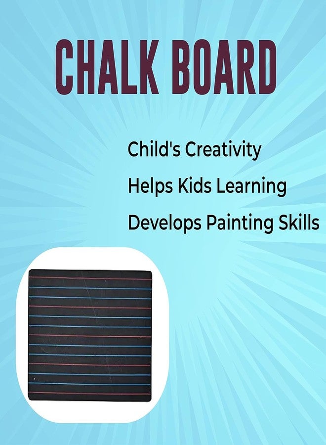 Toodles Learnings Chalk Board, Creative Toy for Kids, Drawing Pad, Black Board Slate for Kids Board for Kid Reusable Writing and Drawing, Preschool Learning - Image 3
