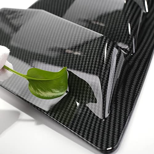 CKE Compatible with Toyota Camry 2024 2023 2022 2021 2020 2019 2018 Accessories Car Rear Side Window Louvers Air Vent Scoop Shades Cover Trim Blinds -Carbon Fiber Style (Not Fit 2025) - Image 3