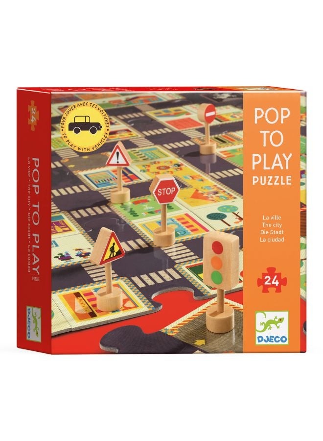 DJECO The City Pop To Play Puzzles - Image 3