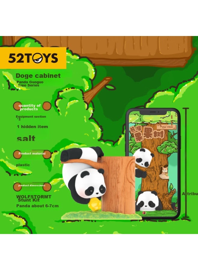52toys Panda Roll, Cute Panda Fruit Tree Blind Box, Trendy Creative Decoration, Single Piece Birthday Gift - Image 3
