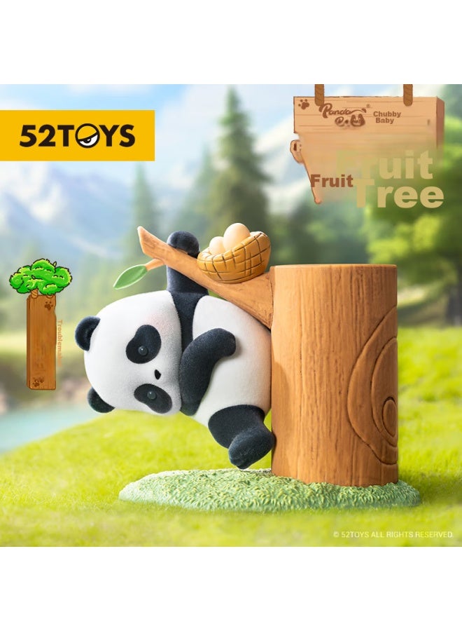 52toys Panda Roll, Cute Panda Fruit Tree Blind Box, Trendy Creative Decoration, Single Piece Birthday Gift - Image 1