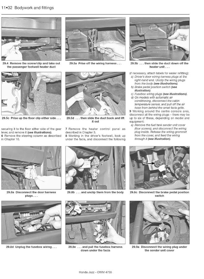 Honda Jazz (02 - 08) Haynes Repair Manual  - Image 3