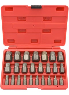 Neiko NEIKO 04204A Hex-Head Multispline Screw and Bolt Extractor Set, Easy-Out Extraction, Broken Remover, Stripped Fastener Tool, 1/8 Inch to 7/8 in 1/32-Inch Increments, CrMo, 25 Pieces  - Image 1