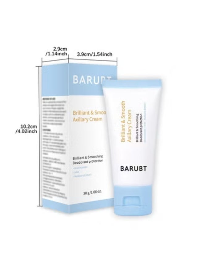 BARUBT Underarm Deodorant, Brightening and Moisturizing Cream for Brightening and Smoothing Underarms 30g - Image 5