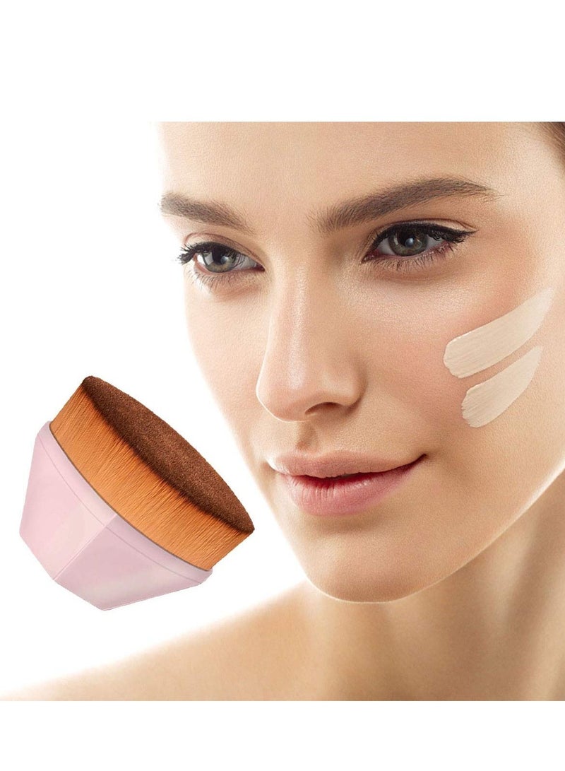 KASTWAVE High Density Foundation Brush, Foundation Makeup Brush, Flat Top Kabuki Travel Loose Powder Blush For Mineral Blending Liquid Cream Buffing Stippling Blending Concealer for Face Body - Image 5