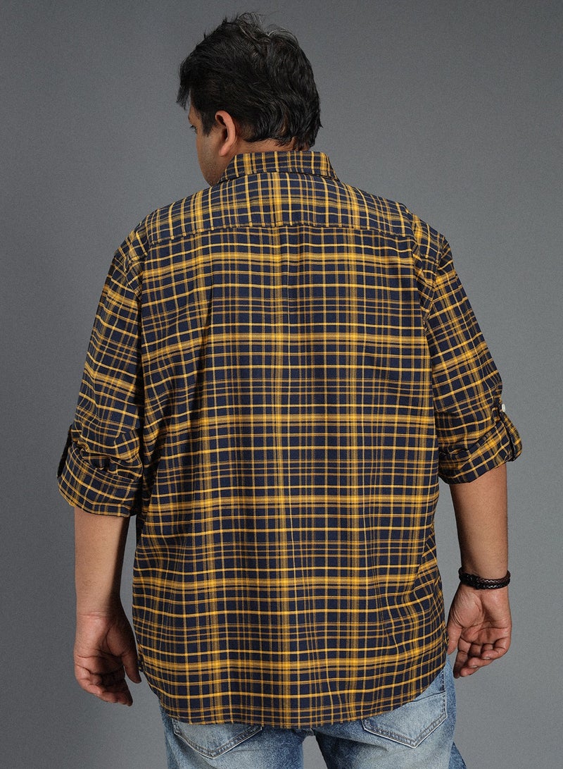 هاي ستار قميص كاروهات كلاسيك متعدد الألوان للرجال، قطن 100% - Image 5