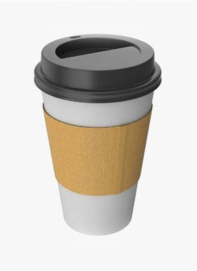 Maya's Heavy Duty Paper Cup With Lid, 10'S 