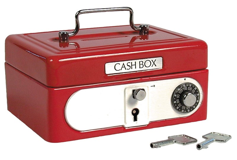 Schylling Locking Cash Box Red, 1 EA - Image 1