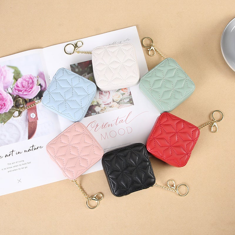 Multifunctional Solid Color PU Leather Wallet, RFID Blocking Design Portable Daily Storage Purse for Cards Cash Coin Business Use - Image 1