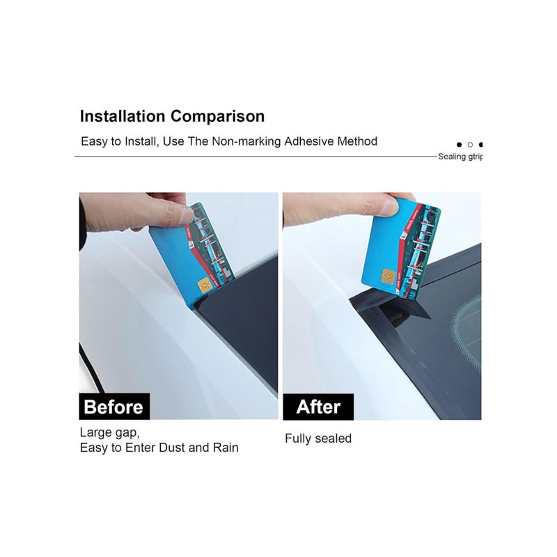 SOLARAE حشوة الطقس للسيارة، ختم فتحة السقف 19 مم، حشوة مطاطية لختم الزجاج الأمامي، شريط لاصق على شكل T لتغطية فتحة السقف، عزل الصوت (5م) - Image 5