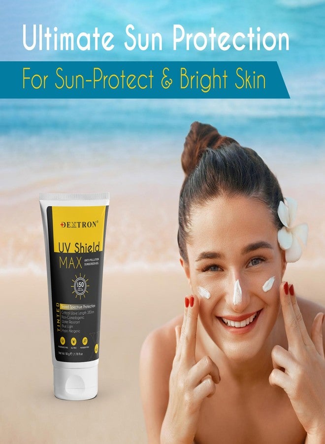 Dextron UV Shield Max Anti-Pollution Sunscreen Gel - Broad Spectrum Protection (50g) - Image 5