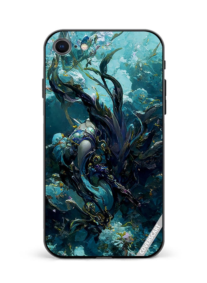 Protective Case Cover For Apple iPhone SE 2020 Multicolor Design Multicolour
