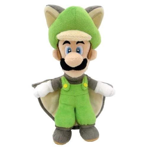 Little Buddy 1312 Super Mario Series Flying Squirrel Luigi Plush, 9" - Image 4