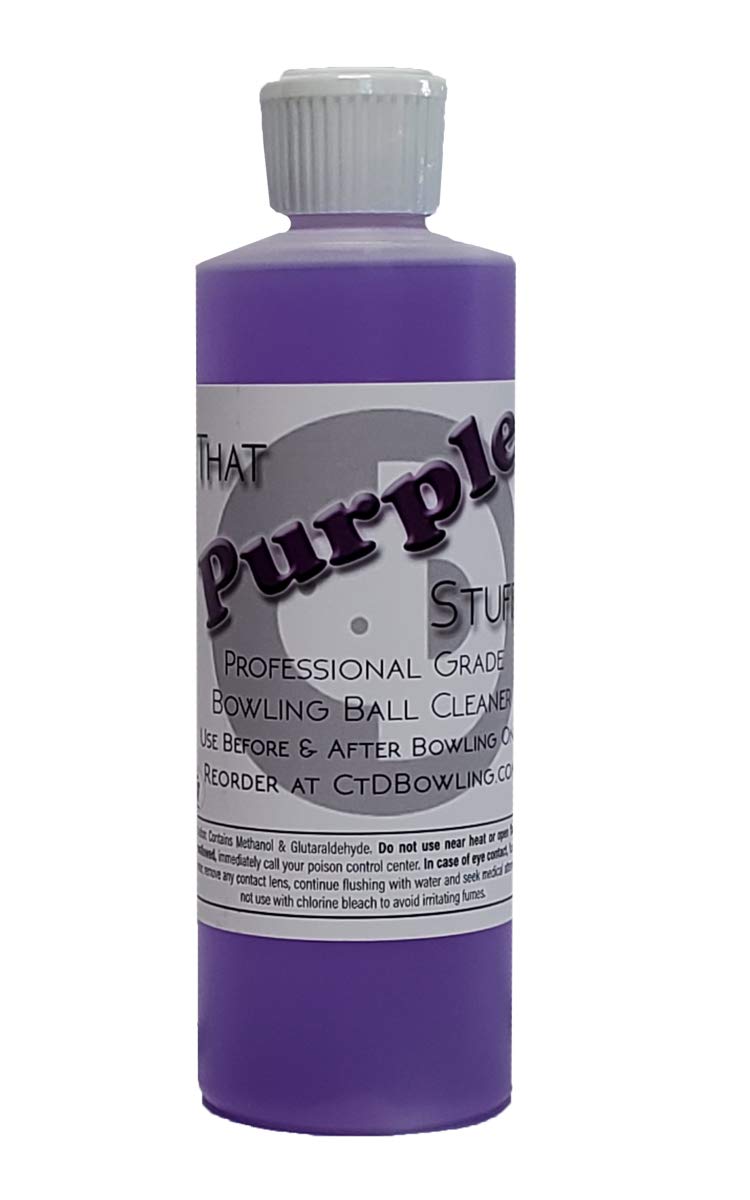 Creating the Difference That Purple Stuff Bowling Ball Cleaner | USBC Approved | Removes Dirt & Oil | Bowling Ball Cleaner | Bowling Supplies (8oz (Flip)) - Image 2