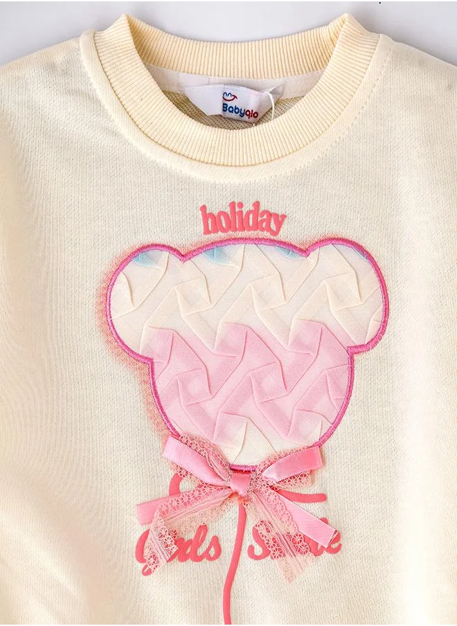 babyqlo Chic Holiday Bear 2 piece Set for Girls