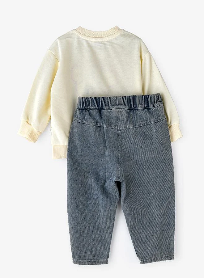 babyqlo Chic Holiday Bear 2 piece Set for Girls