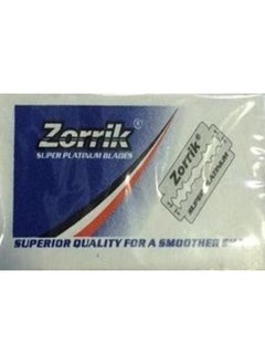 Supermax Zorrik Super Platinum Double Edge Safety Razor Blades, 100 blades (20x5)  - Image 2