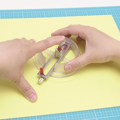 NT Cutter Circle Cutter, Leaves no pin trace, 3/4" to 6-3/4" Diameter (iC-1500P) - Image 2