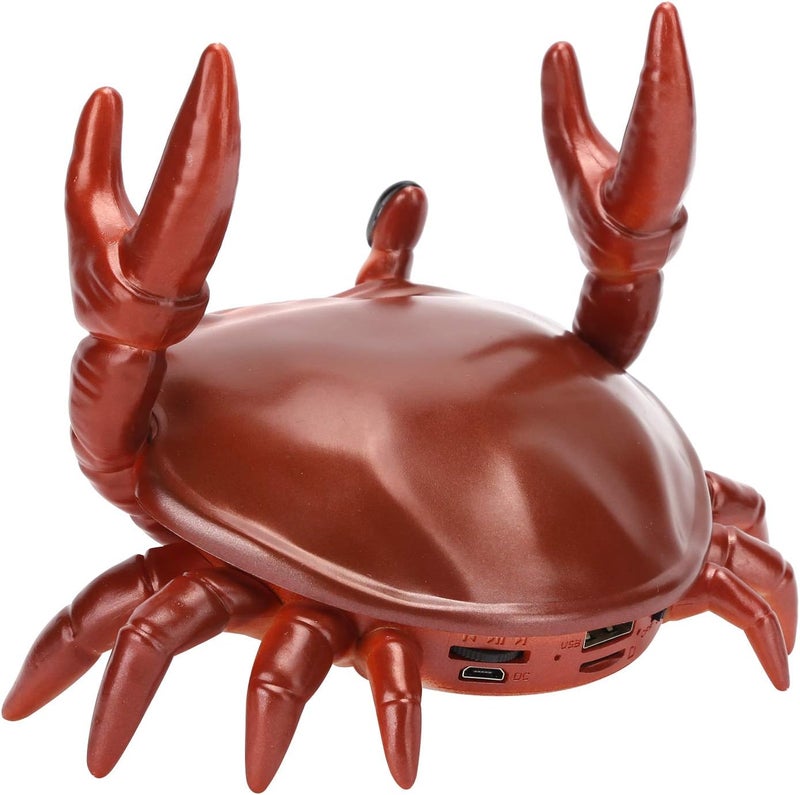 Fast warehouse picking Zunate BT Speaker Crab Shape Bracket, 360 Degree Surround Sound, BT Connection, Release Cell Phone, Blue Light Flash When Turned On for Home (Red) Locally packed stock Daily wear upgraded resistant material Cost effective upgraded craftsmanship Wide usage compatibility Affordable fast purchase options Anti topple design Compact trendy practical build KSA local stock Flexible varied design Scheduled warehouse deliver Extra part combo compatible Field test upgraded craftsmanship Tiered purchase options User feedback upgraded quality Chemical free Wide daily application Comfort grip General purpose premium build Multi-purpose Instant order available stock Simple multifunctional build Indoor outdoor all-purpose fit Multi-demand compliant quality Multi stock guarantee supply - Image 2