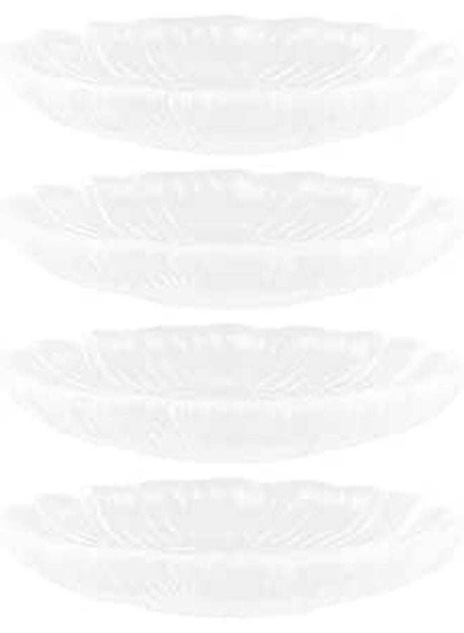 Glass Tea Saucer Set Round Cup Coasters Snack Dish Tea Bag Holder Kitchen Home Tabletop - Image 1