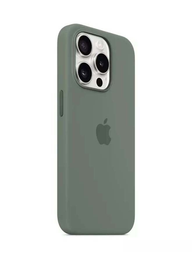 ابل  غطاء سيليكون لهاتف iPhone 15 Pro مع MagSafe - - Image 5