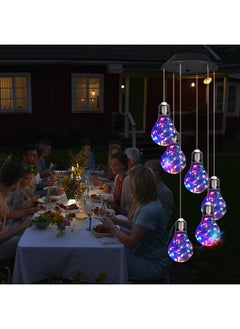 YHmall Colorful Lights Solar Wind Chimes For Outside, Hanging Lights For Women Grandma Mom Birthday, Christmas Decor For Outdoor Garden Balcony Bedroom Yard  - Image 4