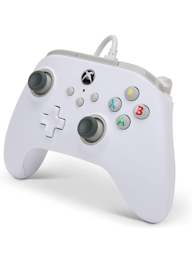 باور أيه وحدة تحكم سلكية PowerA - أبيض - Xbox One/Series X - Image 4