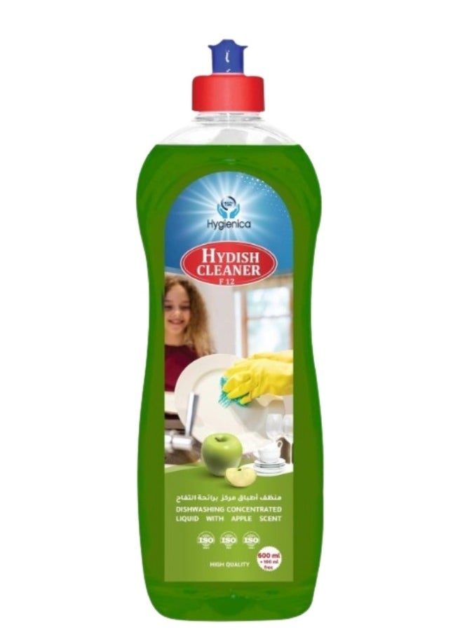 Generic Hegenica Apple Concentrated Dishwashing Detergent, 600+100ml Free1+1  - Image 2