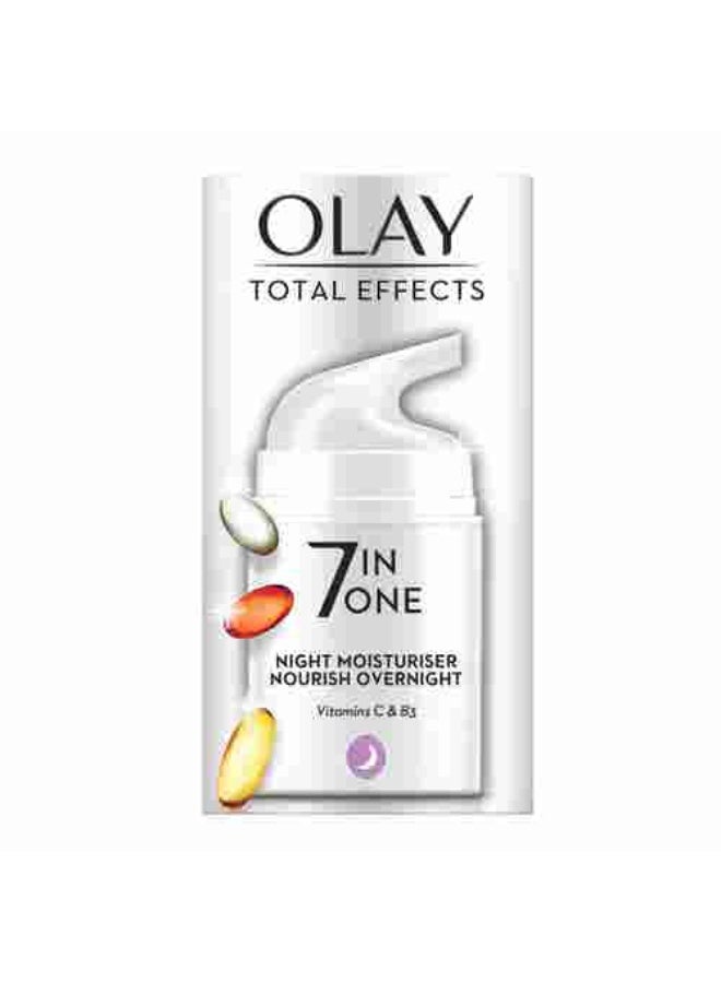 Olay Total Effects Night Firming Facial Moisturizer Treatment, 50 ml - Image 1
