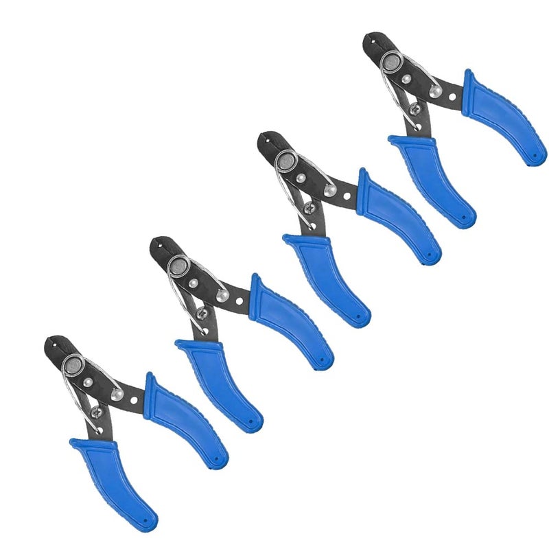 Red Champion Safe Metal Cable Wire Cutter 6 Inch Wire StripperWire Cutter for Electrical Work and Home Repair Tool Cable Cutter Clamp 130mm Pack of 4 - Image 1
