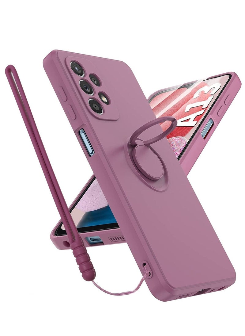 Samsung Galaxy A13 4G Case with Ring Kickstand Cmaera Protector Silicone A13 Cover Microfiber Linner Anti-Scratch Shockproof Case with Car Mount Function - pzsku/Z7B96CA10F86645AB455EZ/45/_/1687795041/93936946-fc2e-4f5c-999b-e0d4c38b81d2