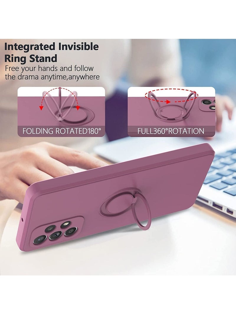 Samsung Galaxy A13 4G Case with Ring Kickstand Cmaera Protector Silicone A13 Cover Microfiber Linner Anti-Scratch Shockproof Case with Car Mount Function - pzsku/Z7B96CA10F86645AB455EZ/45/_/1687795042/528357b6-853f-4c75-9a82-9e0ec8cd8d2a