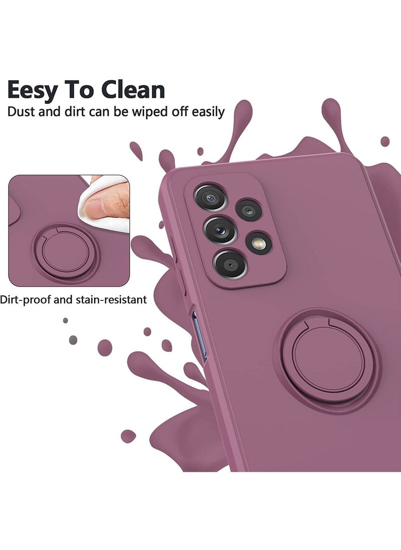 Samsung Galaxy A13 4G Case with Ring Kickstand Cmaera Protector Silicone A13 Cover Microfiber Linner Anti-Scratch Shockproof Case with Car Mount Function - pzsku/Z7B96CA10F86645AB455EZ/45/_/1687795043/09c87dd1-91c9-4bc8-a15f-b95a23f3c599