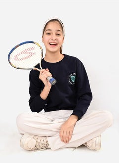 LILPICKS Heart Patch Design Sweatshirt by Styli  - Image 5