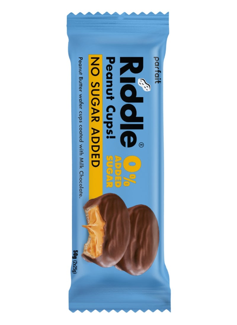 Peanut Butter Protein Bar Wafer No added Sugar - Peanut Cups - (Pack of 15)