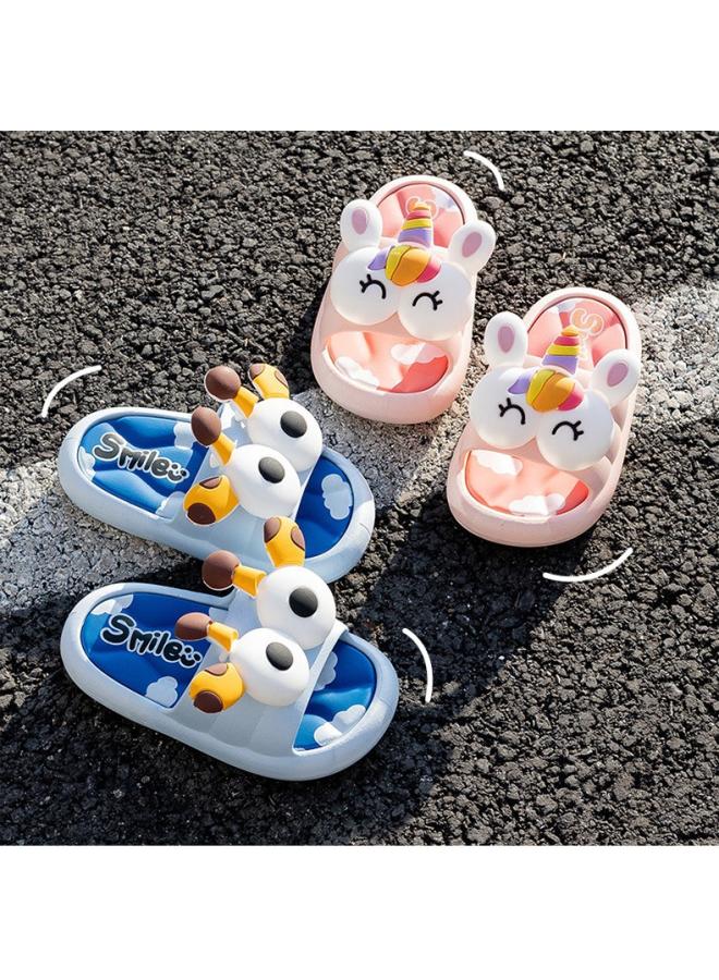 SHAKA Summer Cartoon Children'S Non-Slip Slippers Unicorn Slippers Indoor And Outdoor Slippers Soft Bottom - Image 2