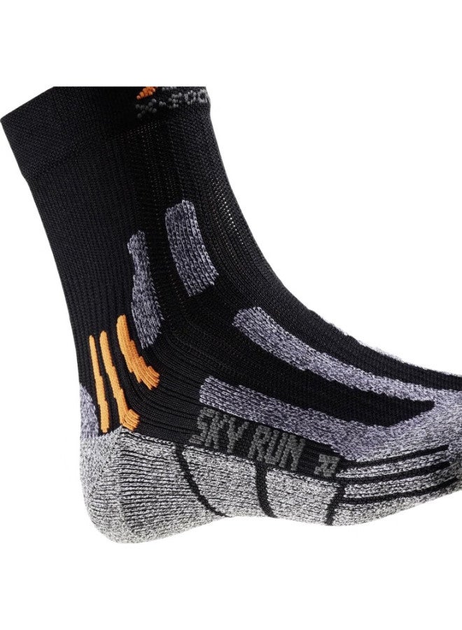 Xbionic Men'S And Women'S Socks, Sweat-Absorbing Marathon Silver Silk Socks V2.0 B000 Black 22.5Cm-24(35-38) - Image 2