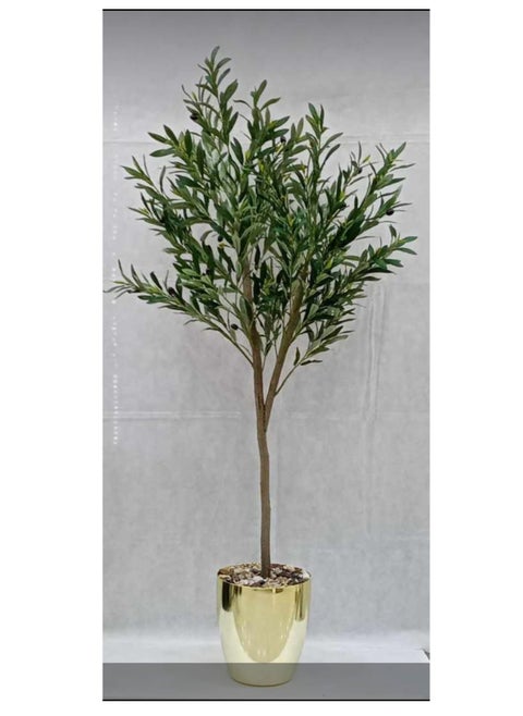 Artificial decorative plant tree with pot, 150 cm