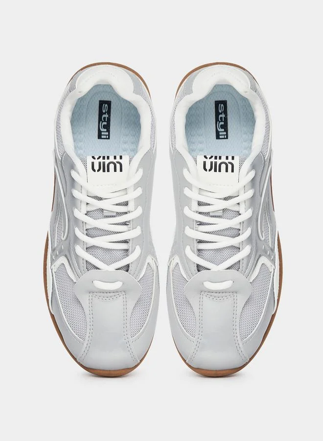 Styli Tennis Design Gum Sole Sneakers