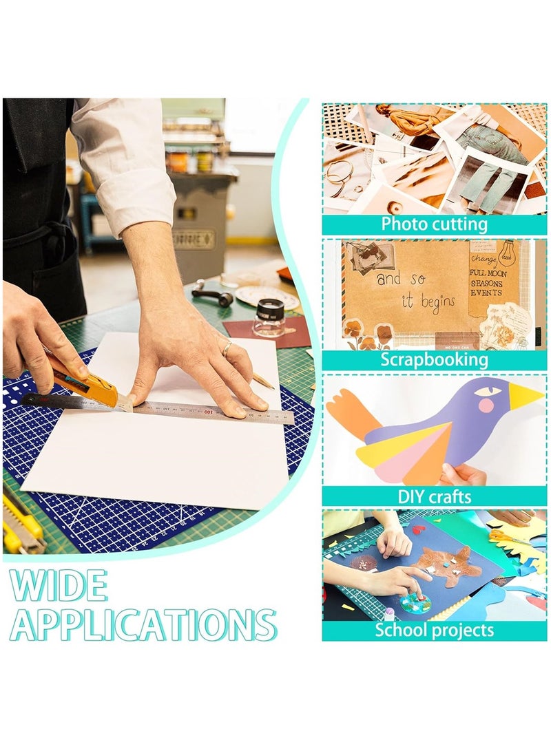 5 Pack Cutting Mat for Cricut 9 x12 inch Cutting Mat for Cricut Art Hobby Craft Scrapbooking Stencil Sticky Mat for Craft Non-Porous and Anti-Slip Surface - Image 2