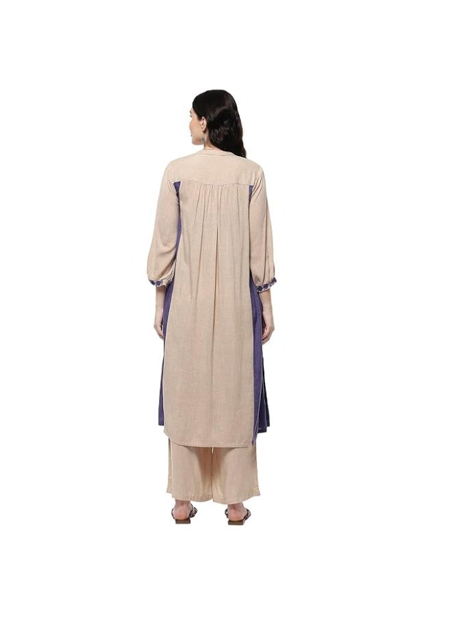 بيبا طقم بدلة نسائية من الفسكوز رايون مطبوع من بيبا، مقاس 3XL - Image 4