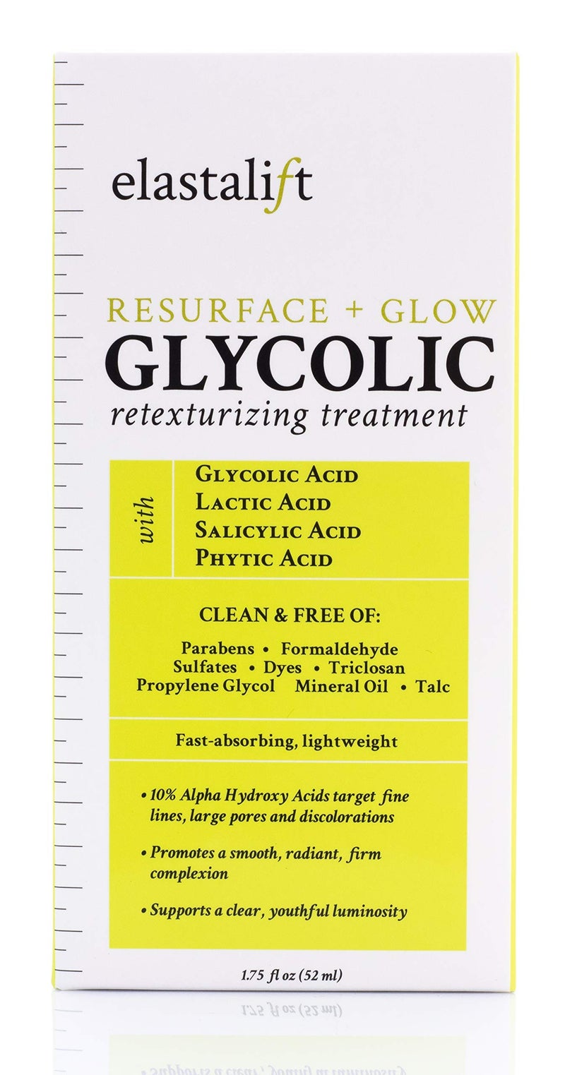 Elastalift Resurfacing Glycolic Acid Facial Peel Serum, Anti-Aging Dark Spot Corrector Facial Peel Reduces Enlarged Pores, Minimizes Fine Lines, Evens Skin Tone, Exfoliating Chemical Peel, 1.75 Fl Oz - Image 3
