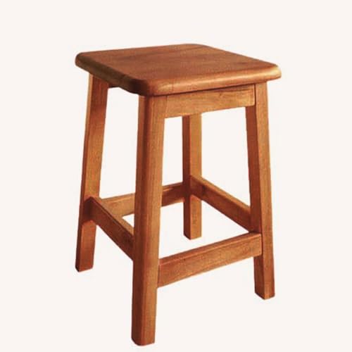 Dantawood Wooden Stool Side Table for Home & Kitchen, Living Room | Wooden Stool Table- 20-Inch - Image 1