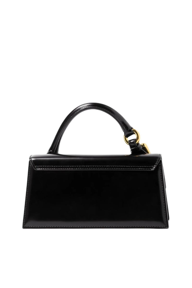 JACQUEMUS Le Chiquito Long Handbag Tote Bag Leather Flap Long With Crossbody Strap - Image 3