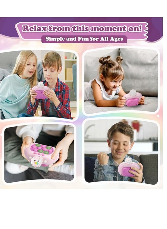 Quick Push Bubbles Kids Toys, Electronic Pop It Toy, Bubble Sensory Fidget Toy, Luminous Pattern Toys, Birthday Gifts For Kids And Adults - Image 2