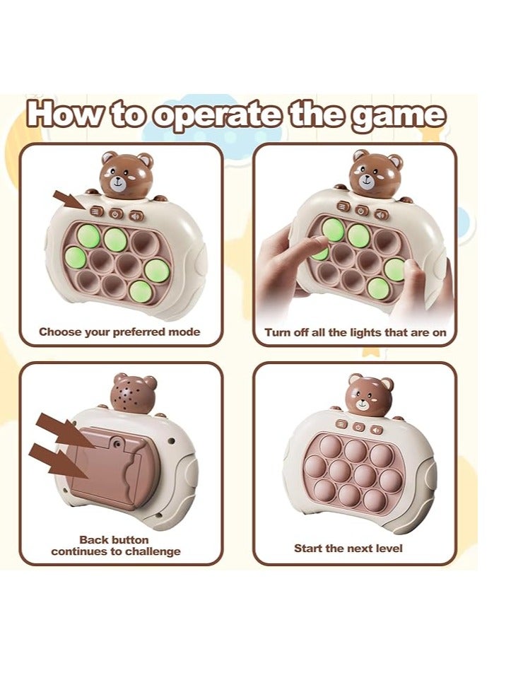 Quick Push Bubbles Kids Toys, Electronic Pop It Toy, Bubble Sensory Fidget Toy, Luminous Pattern Toys, Birthday Gifts For Kids And Adults - Image 4