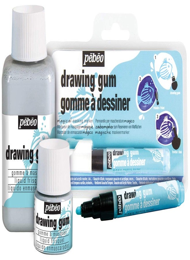 Pebeo MAGIC! Drawing Gum for Kids, Masking Fluid, 250 ml Bottle, 8.45 Fl Oz (Pack of 1) - Image 2