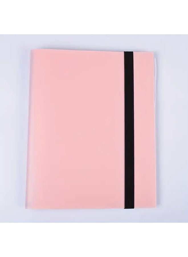Premium Pink Collectors Binder Durable 9 Pocket Storage Album Holds 360 Cards - Image 1