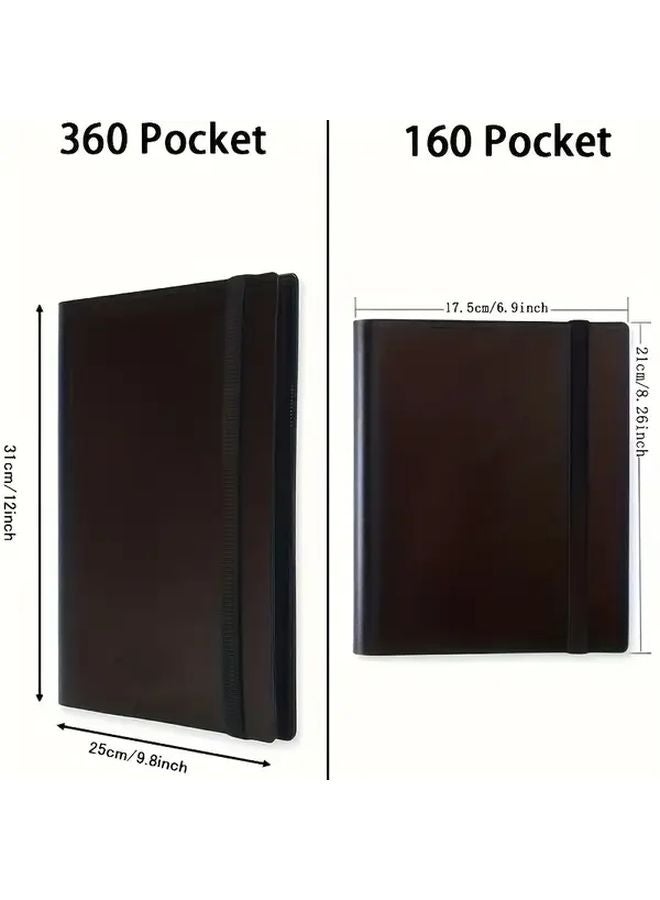 Premium Pink Collectors Binder Durable 9 Pocket Storage Album Holds 360 Cards - Image 4